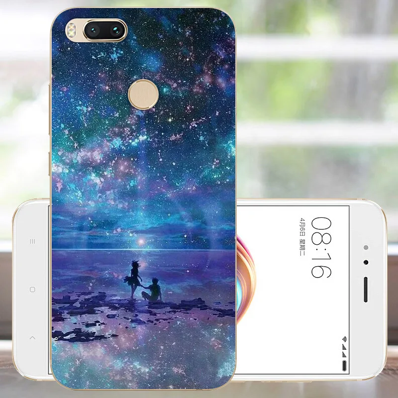 Xiaomi Mi A1 Case Soft TPU Silicone Cases 5X Mi5X Back Cover mi a1 Transparent Protector Phone | Мобильные телефоны и