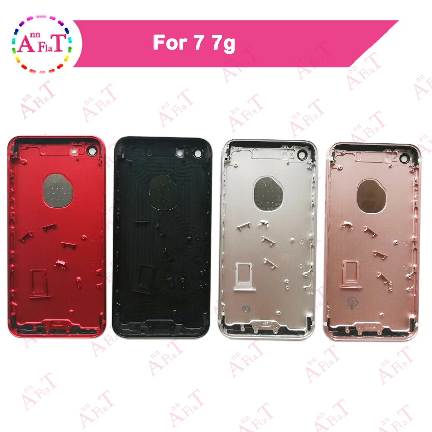 AAA + для IPhone 7 7G и iphone plus корпус крышка батареи задняя Корпус рамка Бесплатный