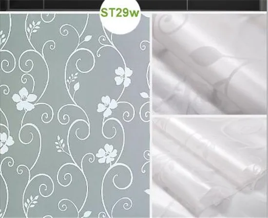 ST29w Funlife 60*200 см privacy декоративное стекло оконная пленка непрозрачные виниловый стикер на окно стеклянные наклейки для дома стекло - Цвет: ST29w