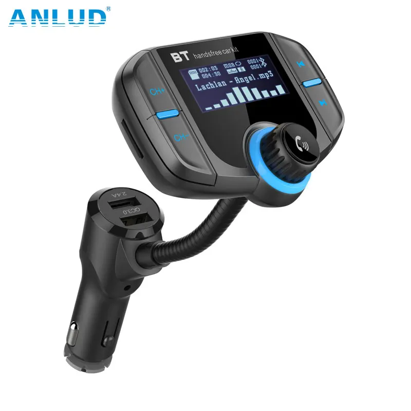 Bluetooth fm передатчик Беспроводной радио в автомобиле автомобильный адаптер