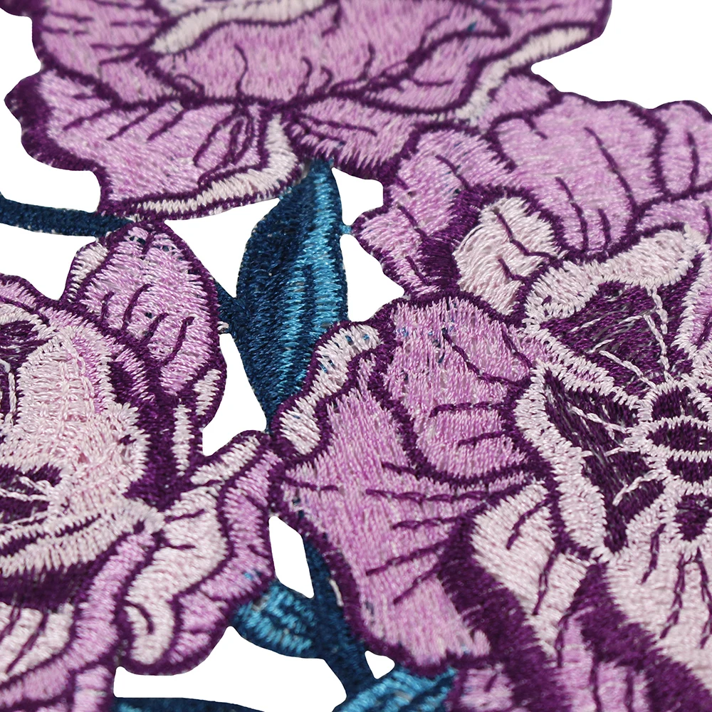 Цветочная вышивка аппликация мотив нашивки отделка украшение пришить на одежду