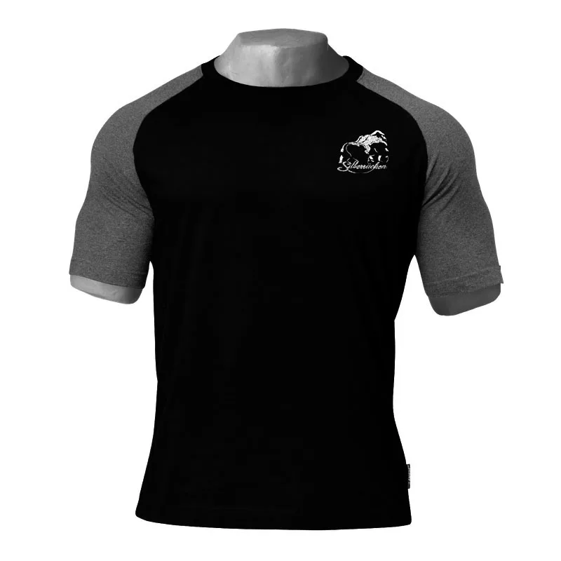 2019 Горилла новая футболка с короткими рукавами мужская хлопковая реглан рукавом