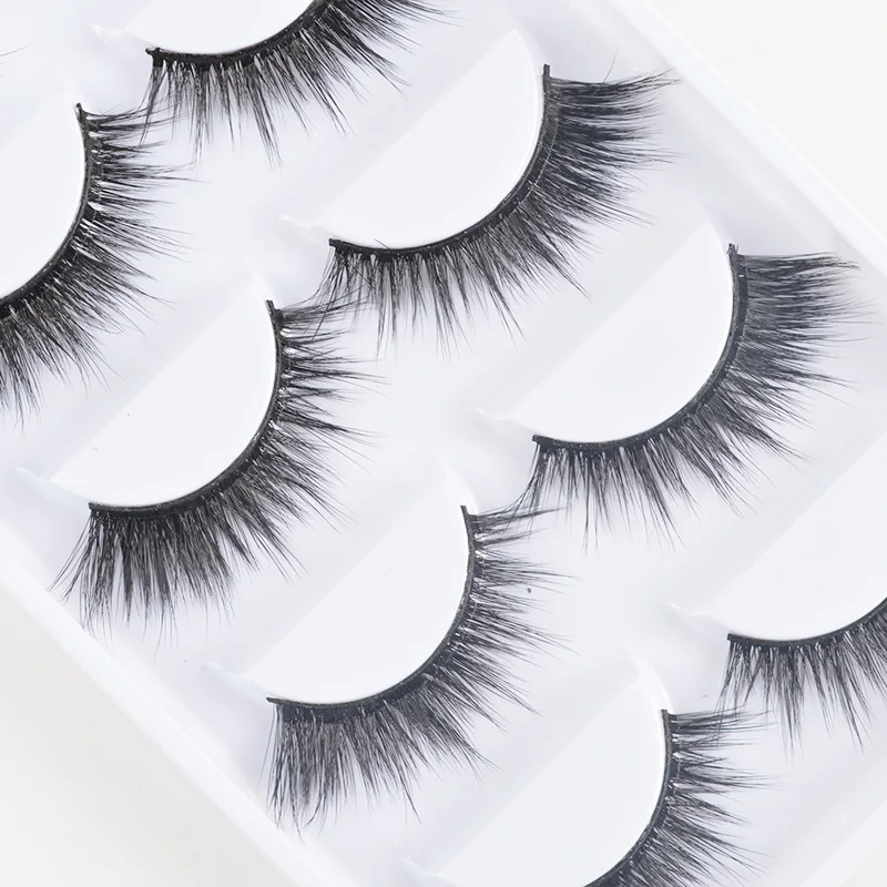 

NEW 5 pairs mink eyelashes false lashes mink 3d fake eyelash extension make up cilios natural long cruelty free lash