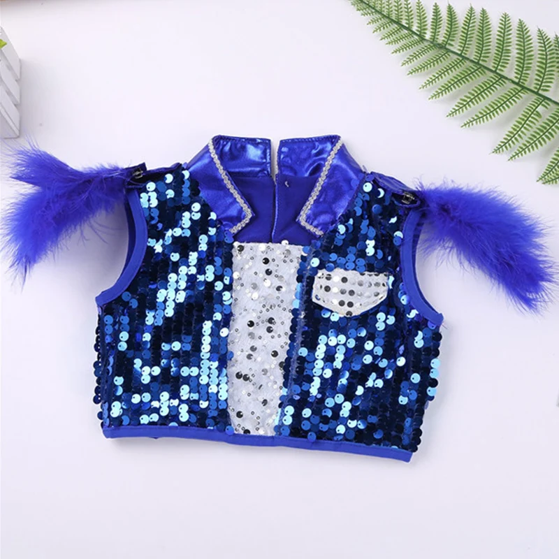 Набор танцевальных костюмов TiaoBug для мальчиков и девочек танцевальный костюм в