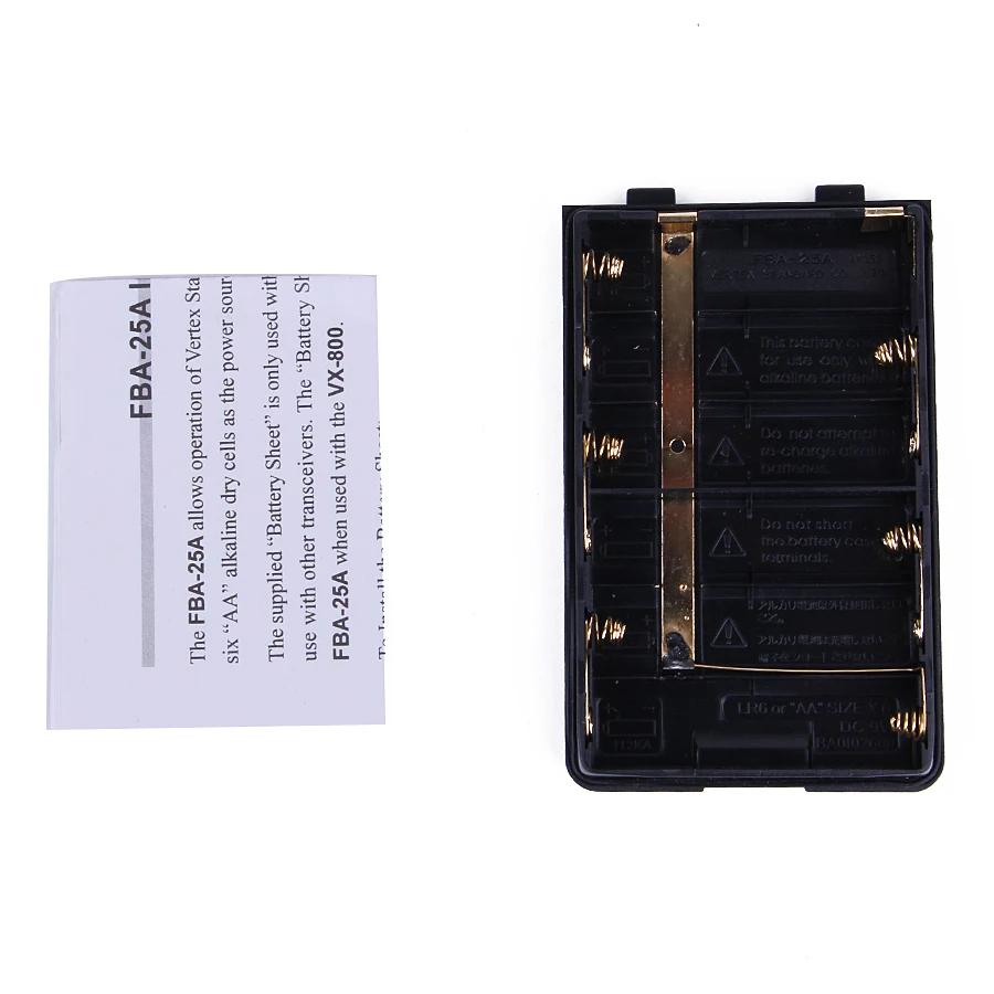 Чехол для батареи LASAM FBA-25A 6 * AA Yaesu/VERTEX портативная рация FT60R VXA-200 VXA-210 VXA-300 |