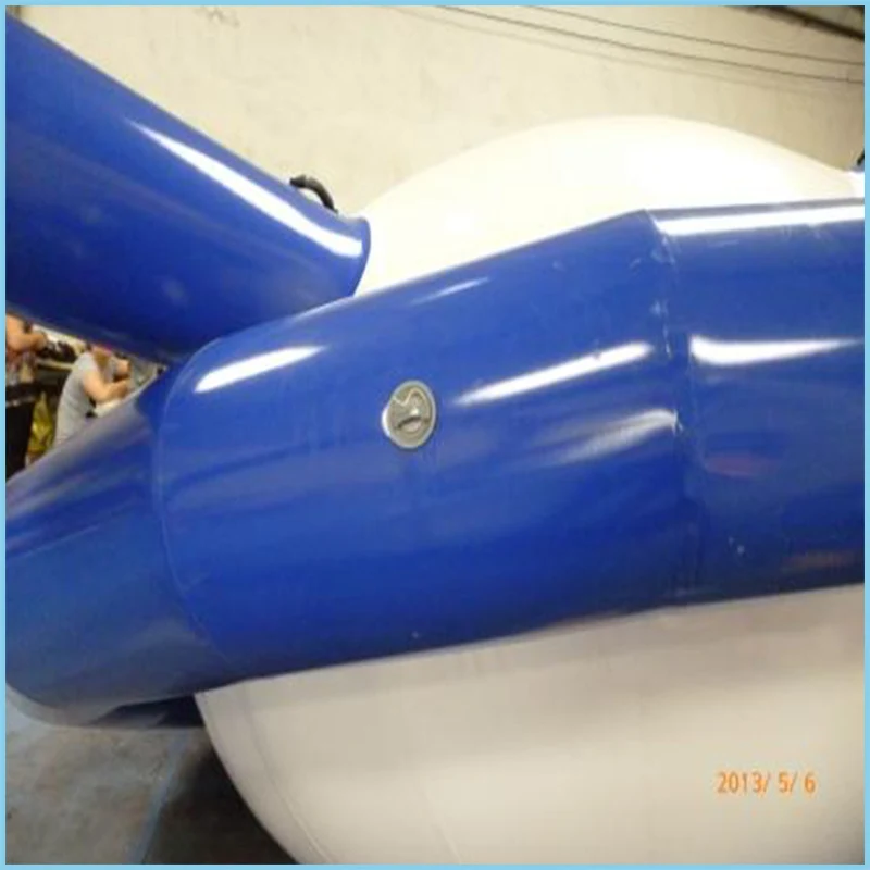 Бесплатная доставка Цена по прейскуранту завода Dia2.5m синий и белый сумасшедшие