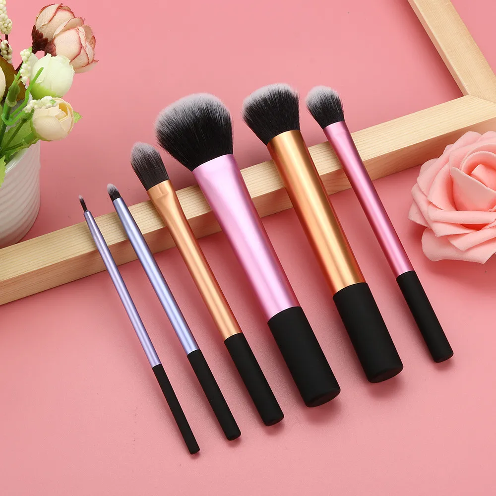6 шт. макияж основа для бровей подводка глаз Румяна косметический консилер кисти