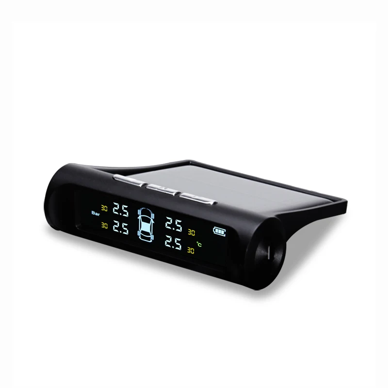 Солнечная система мониторинга давления в шинах с ЖК экраном HD датчиком 4|Датчик