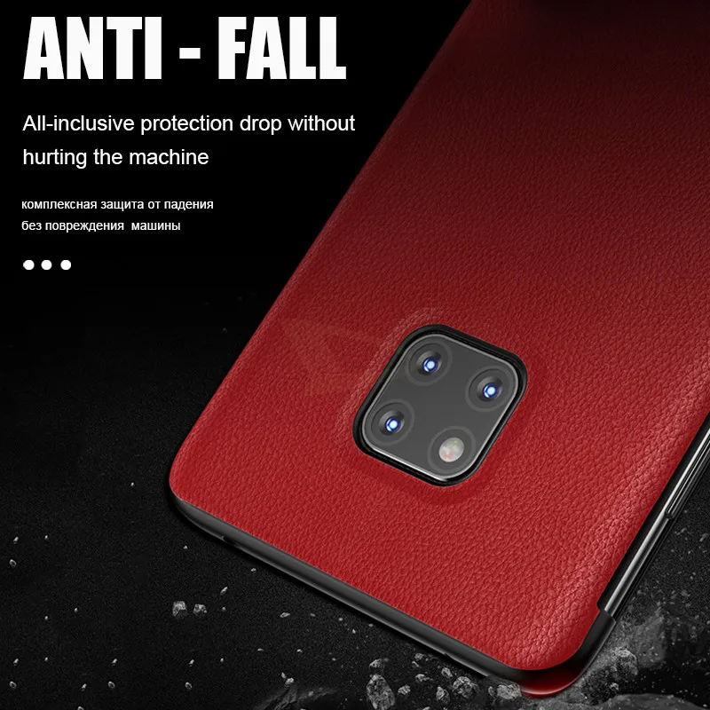 Роскошный кожаный флип-чехол для Huawei Mate 10 20 Pro противоударный чехол X Honor 8x умный