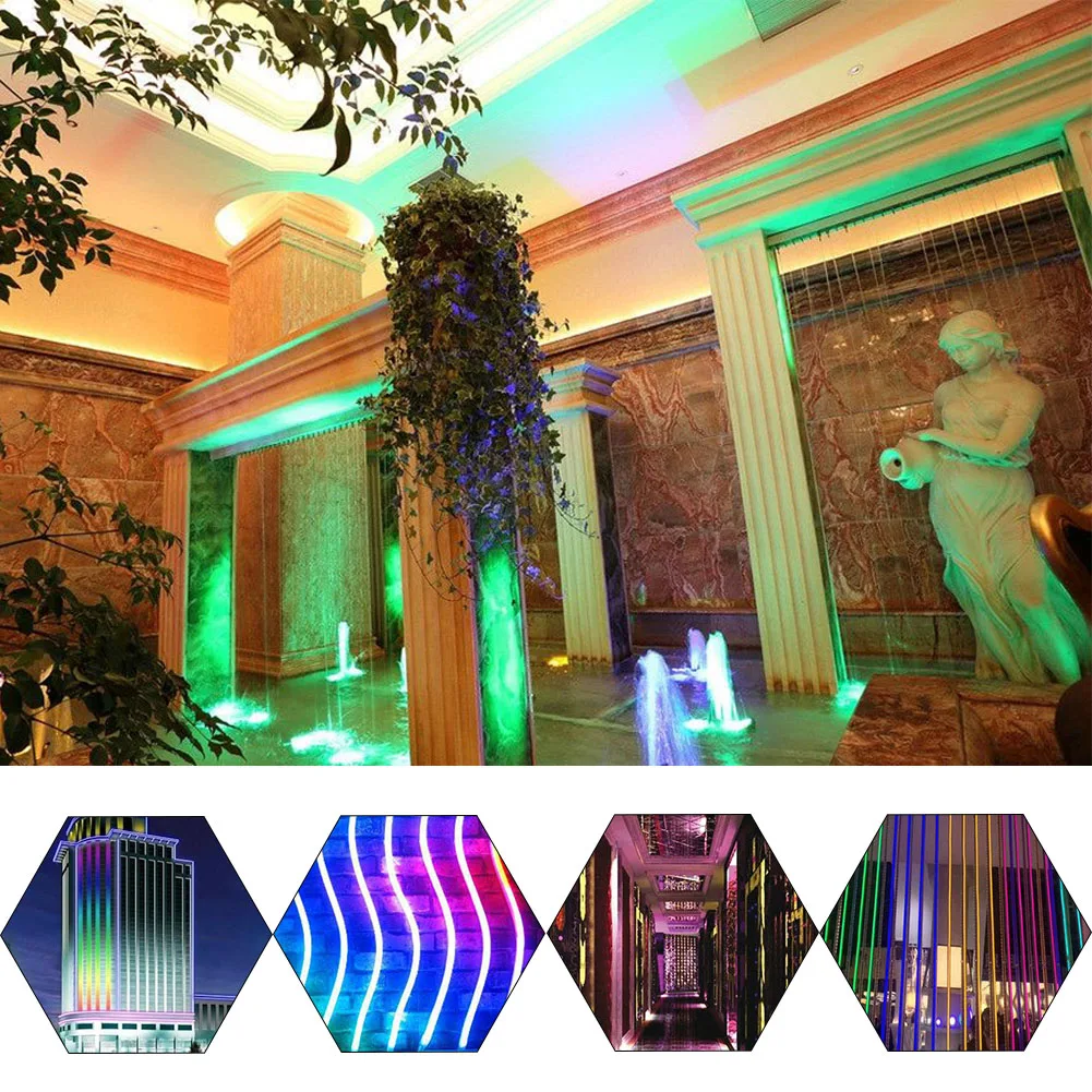 Светодиодная лента RGB WS2812B водонепроницаемая полноцветная светодиодная DMX512 512IC
