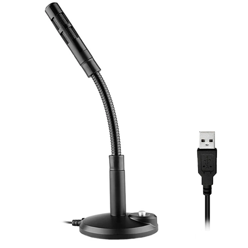 1 шт. микрофон вокальный запись пение студия ПК USB для компьютера Vol Регулируемый