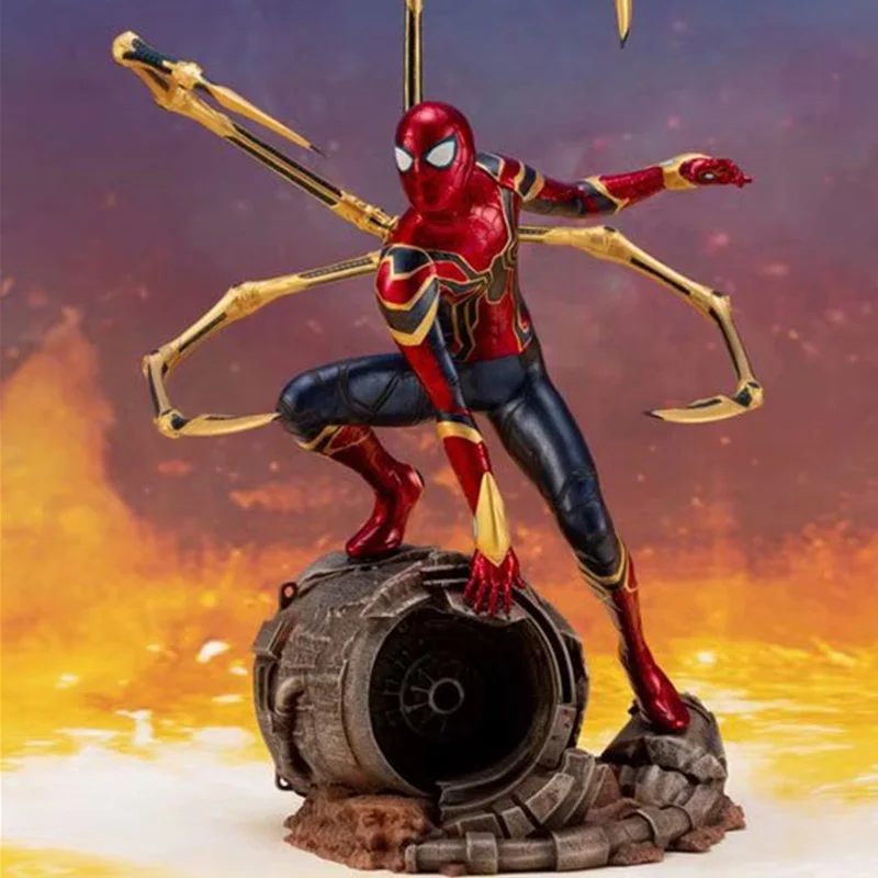 22 см Marvel Мстители супер герой Человек-паук экшн фигуры игрушки ПВХ вдали от дома