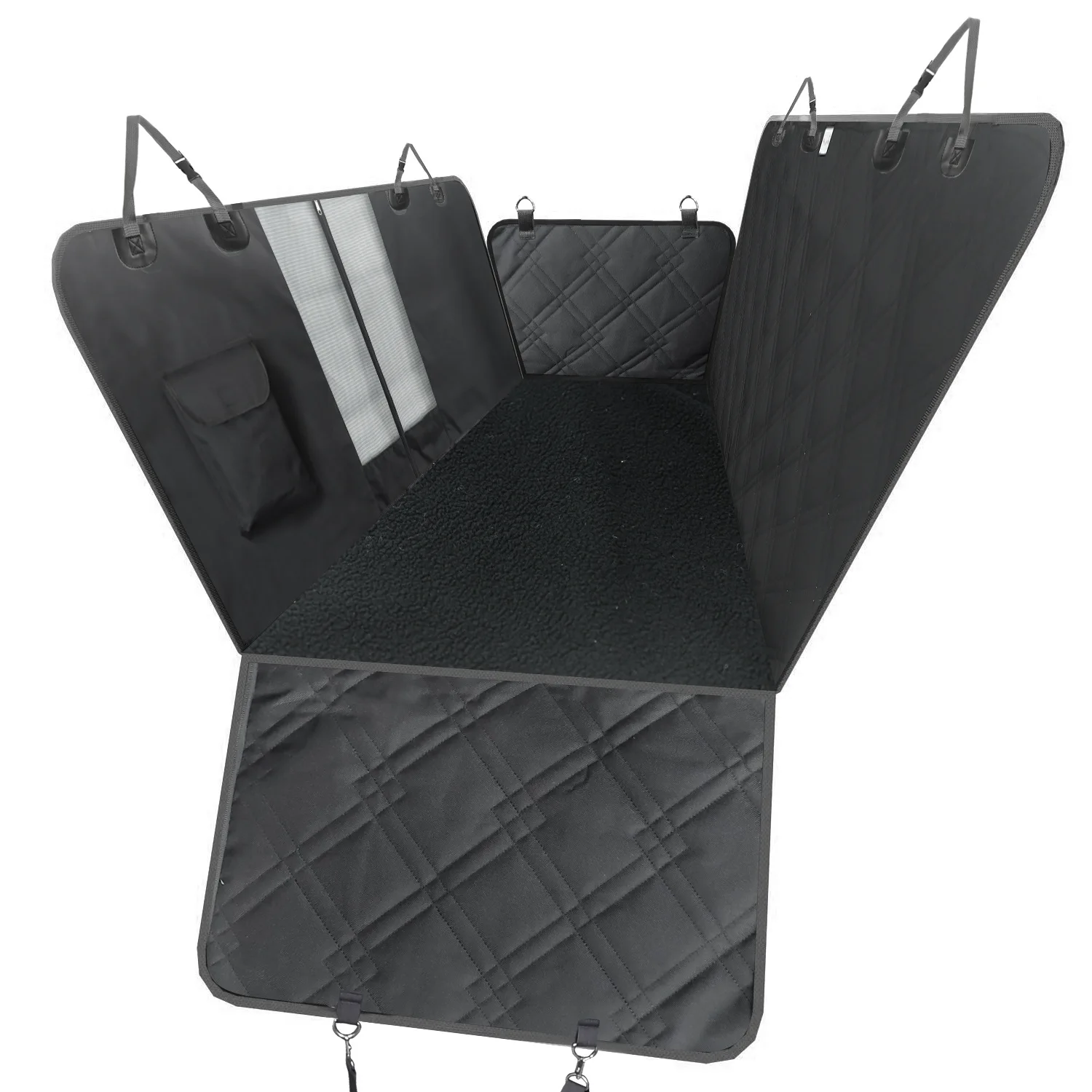 Стеганая Катина съемная деталь с молнией сеткой окошком средним автомобильным