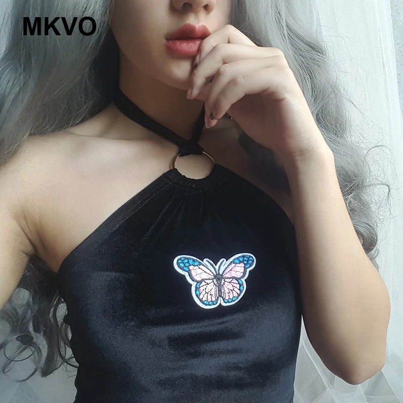 Укороченный женский топ сексуальный обруч на бретелях камзол модная вышитая