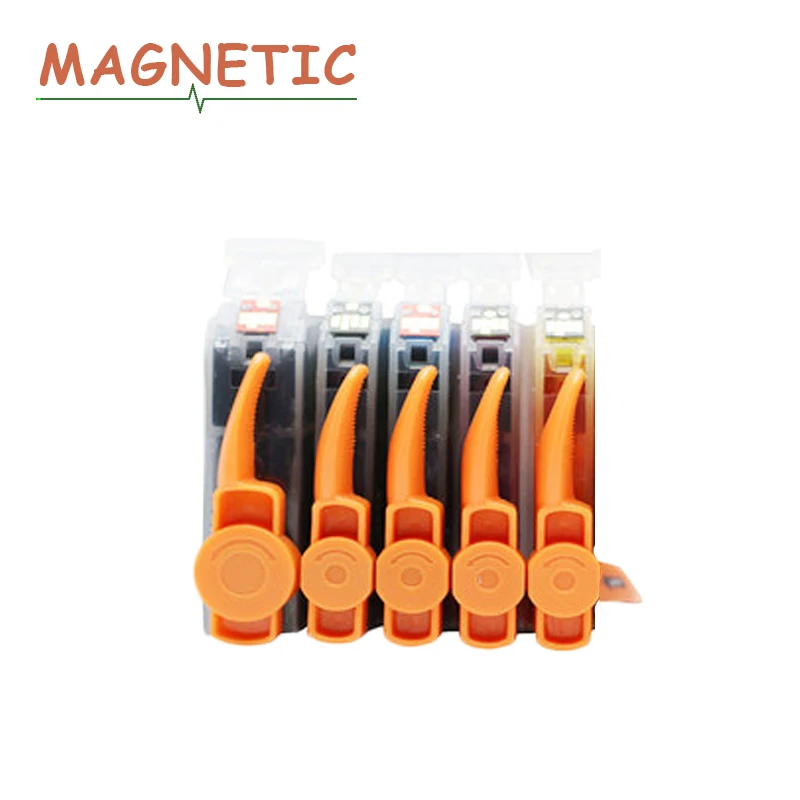 5x чернильный картридж PGI225 PGI-225 для Canon PIXMA MG6120 MG6220 MG8220 MG8120 MG8120B принтер Полный