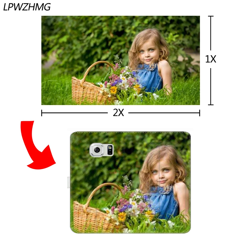 LPWZHMG заказной DIY печать фото жесткий пластиковый флип чехол для Samsung Galaxy S6 S7 edge S8 Plus
