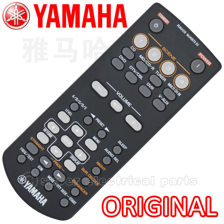 Оригинальный пульт дистанционного управления для Yamaha RAV28 RAV250 RX V361 домашнего
