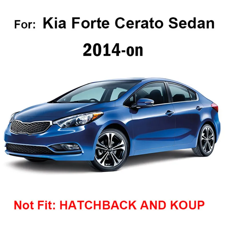 Защитный коврик для багажника и Kia Forte / Cerato K3 Sedan 2014 2015 2016 2017 2018|Наклейки на
