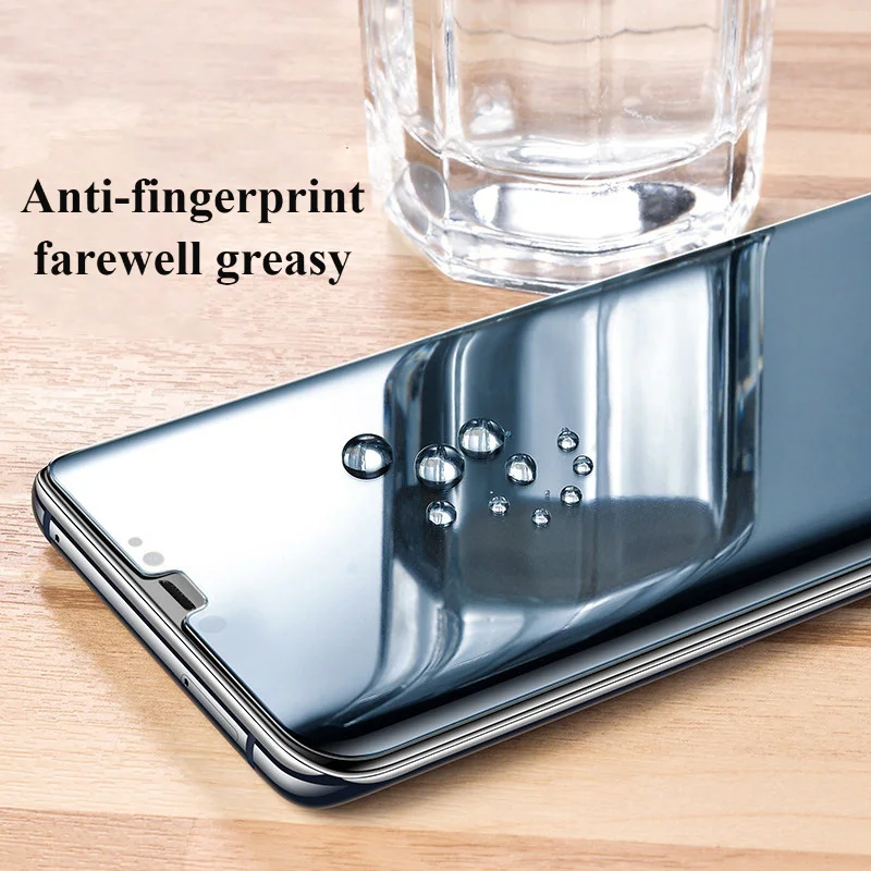 Жидкое полное клеевое УФ стекло для samsung Galaxy S8 S9 S10 Lite закаленное Plus Note 8 9 защитное |