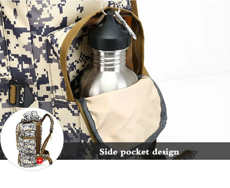 Naturebell 70L Большая вместительная сумка для альпинизма камуфляжный рюкзак военный тренировочный рюкзак для кемпинга