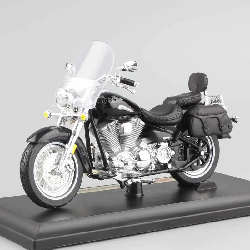 1/18 масштабные детские мини металлические Литые под давлением YAMAHA 2001 Road Star Silverado touring cruiser модели мотоциклов Коллекция игрушек для детей