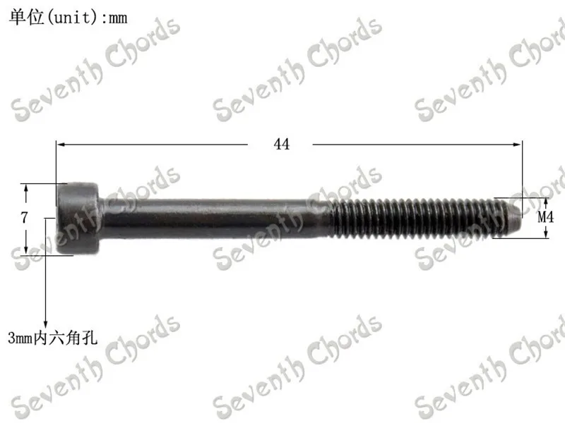60 шт. электрогитары с тремоло мост седло БЛОКИРОВКИ СТРОКИ шестигранный винт