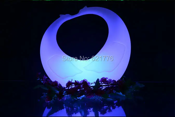 4 шт./лот Led Лебедь сцена ночник лампа комната пластик энергосберегающий