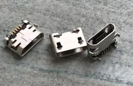 50 шт -- 500 микро USB зарядное гнездо постоянного тока порт Разъем для мобильного blu