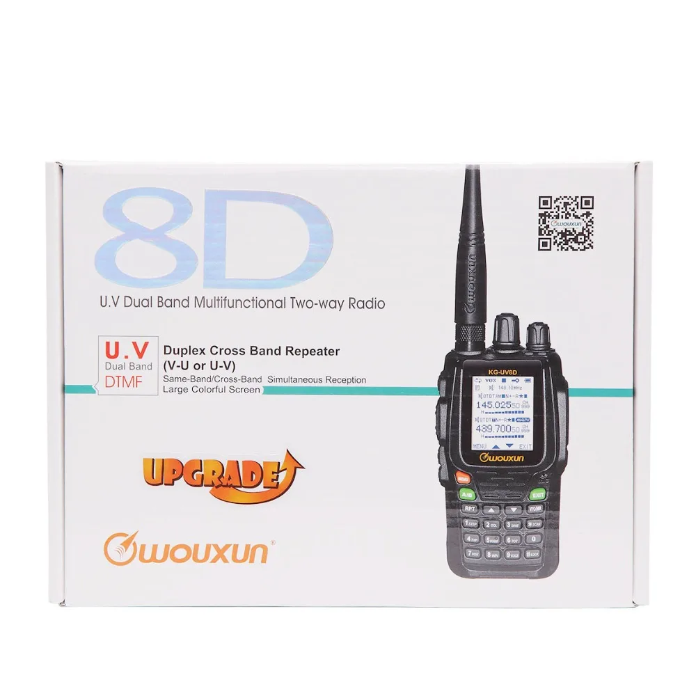 Wouxun KG-UV8D Plus Двухдиапазонная рация двухдиапазонный ретранслятор 999 каналов Многофункциональный DTMF VHF UHF двухдиапазонный двухстороннее радио