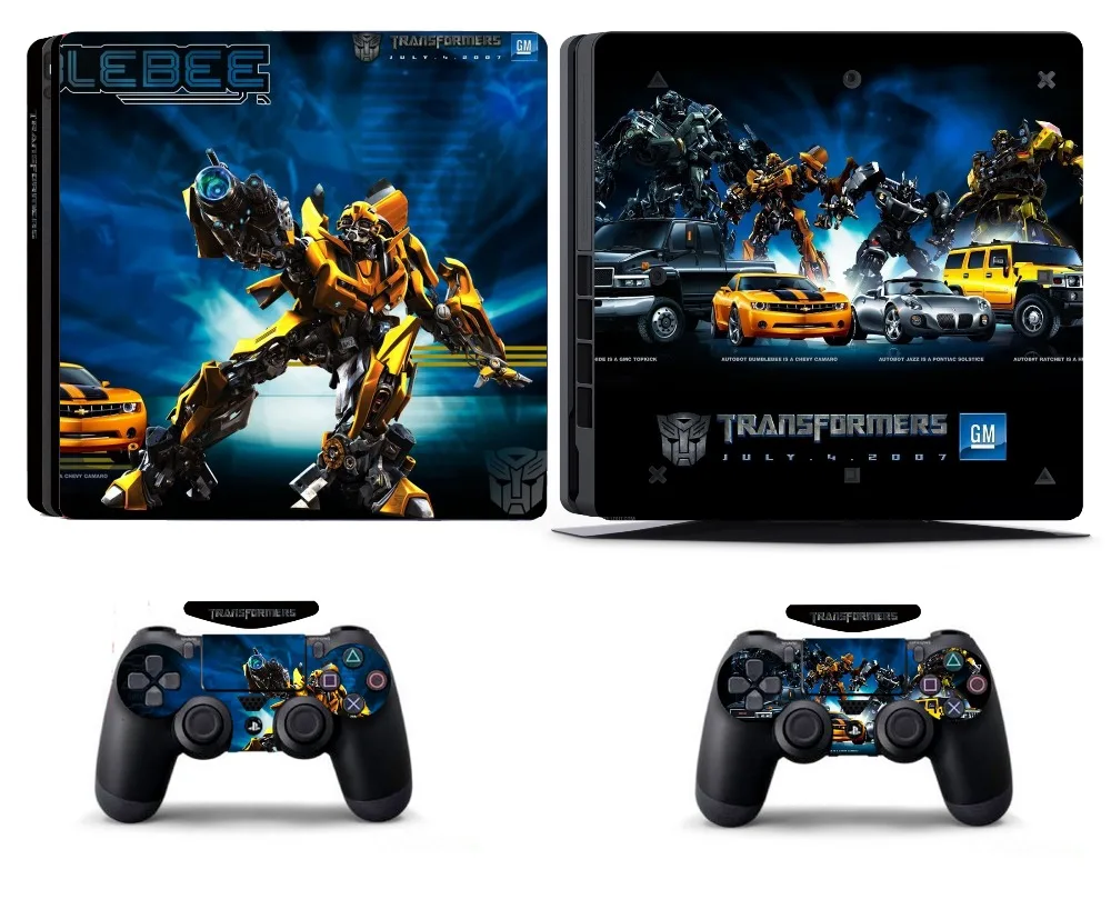 003 PS4 Slim Skin наклейка Vinly Наклейка для Sony PlayStation 4 и 2 контроллера skins|transformers stickers|sony