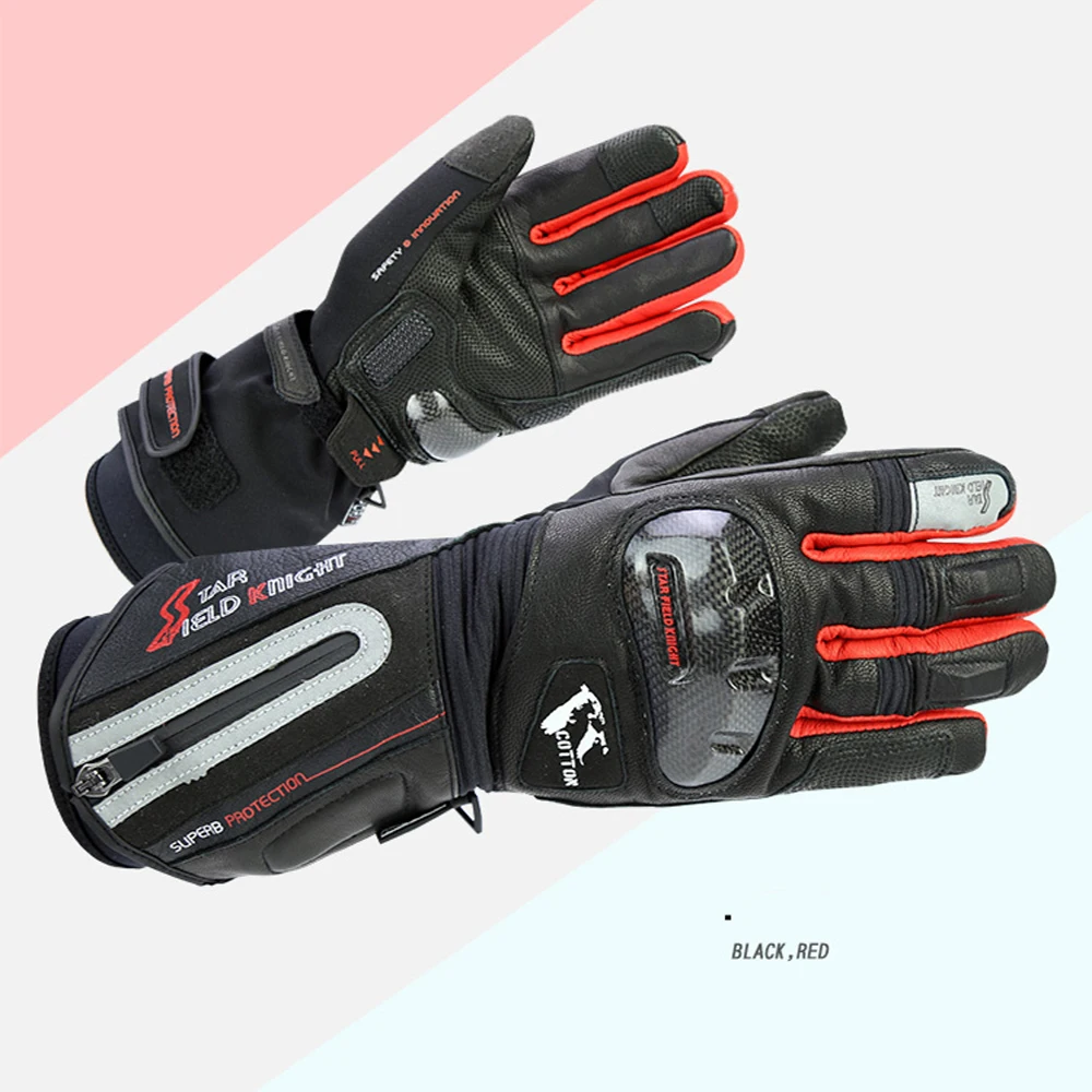 Новые Теплые перчатки ветрозащитные водонепроницаемые для мотоцикла SKG665 |