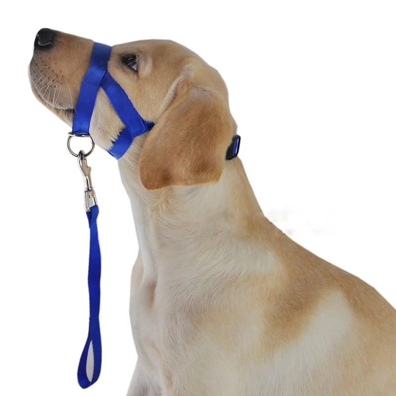 Размер L без коры регулируемая нейлоновая безопасность для собак крышка рта