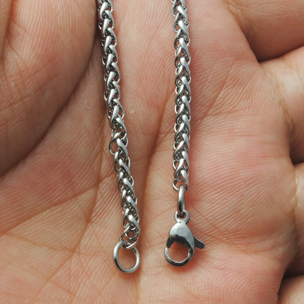 3/4/5/6mm Stainless Steel Mens Choker Chain Necklace 50/60/70/80cm Length Lobster Clasps Female Gift Jewelry Accessories | Украшения и
