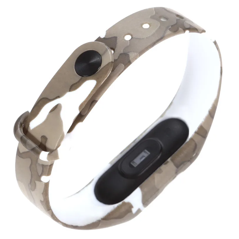 ТПУ Смарт наручные часы ремешок новая мода шаблон для Xiaomi Miband 2 Профессиональный