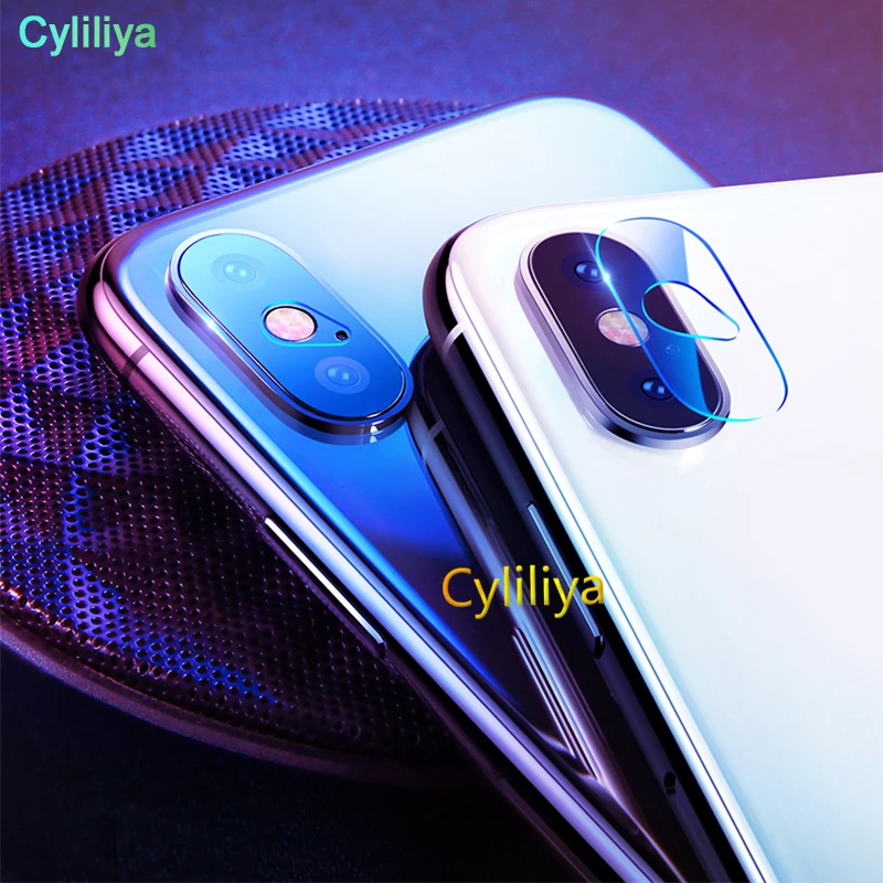 100 шт. Новое поступление для iphone XS max/X/XR/ 7 8/7 Plus/8 plus задняя камера пленка закаленное