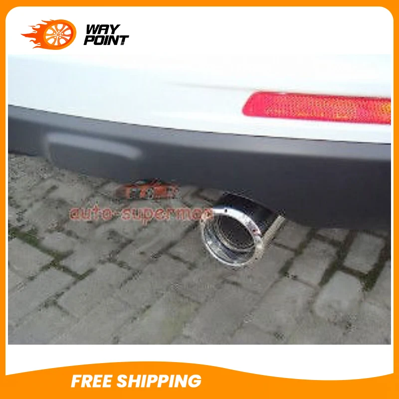 Хромированный глушитель выхлопной трубы для honda CRV 2007 2008 2009 2010 2011|chrome crv|honda crv exhaust