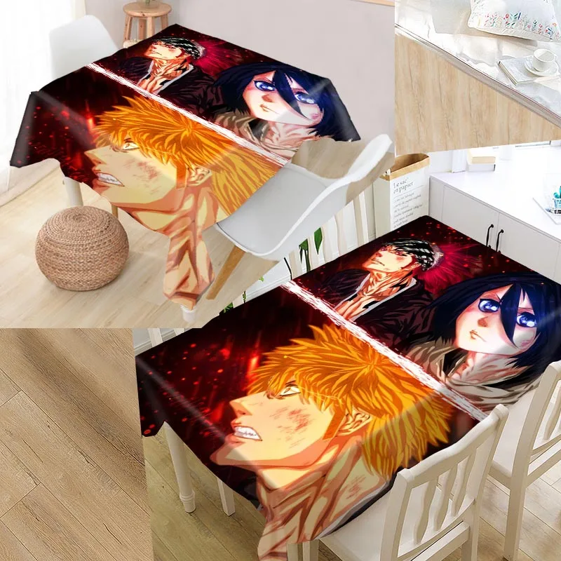 

Bleach Animal Table Cover Printing Waterproof Tablecloth More Size Tablecloths Kitchen Wedding Hotel Decoration