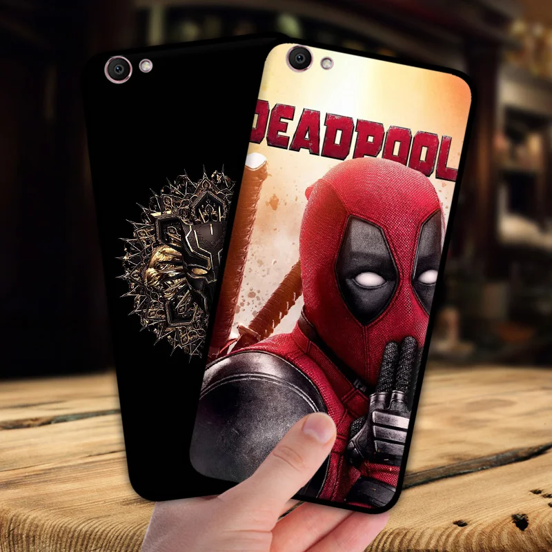 Mosirui для vivo Y67 V5 V5S чехол Marvel hero Deadpool Spiderman Черная пантера Халк силиконовый мягкий