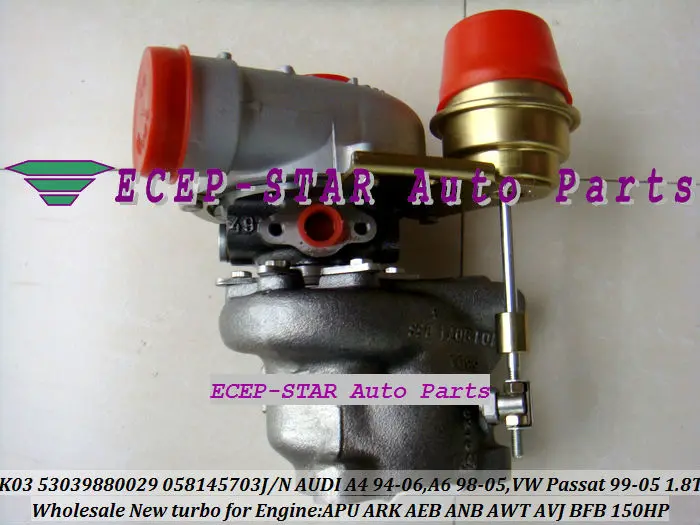 Бесплатная доставка K03 5303988025 53039700025 058145703N турбо для AUDI A4 A6 C5 B6 Volkswagen VW Passat B5 1.8L AEB BFB