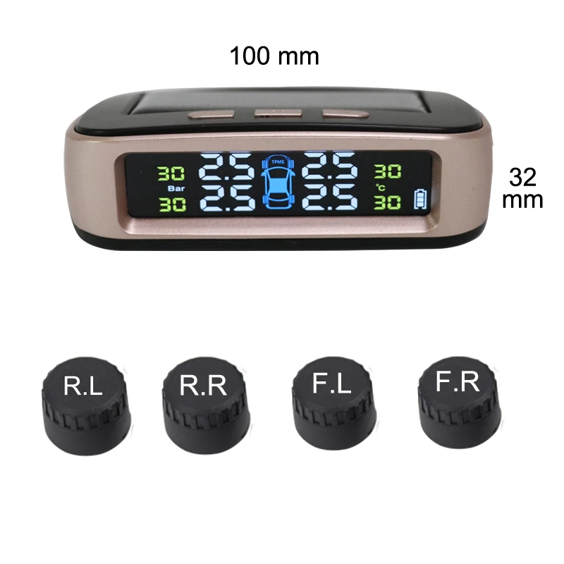 Система контроля давления в шинах система Tpms сенсорная солнечная батарея