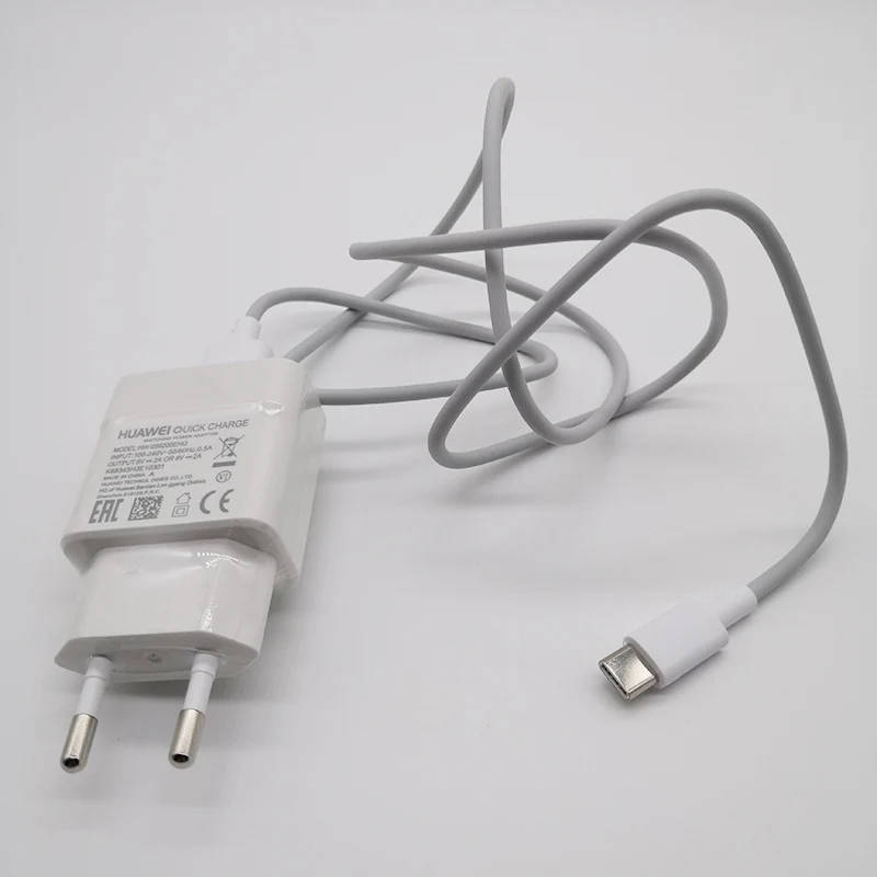 Зарядное устройство Originele для HUAWEI супер зарядное 9 В 2 А адаптер USB Type-C Kabel snel opladen Voor