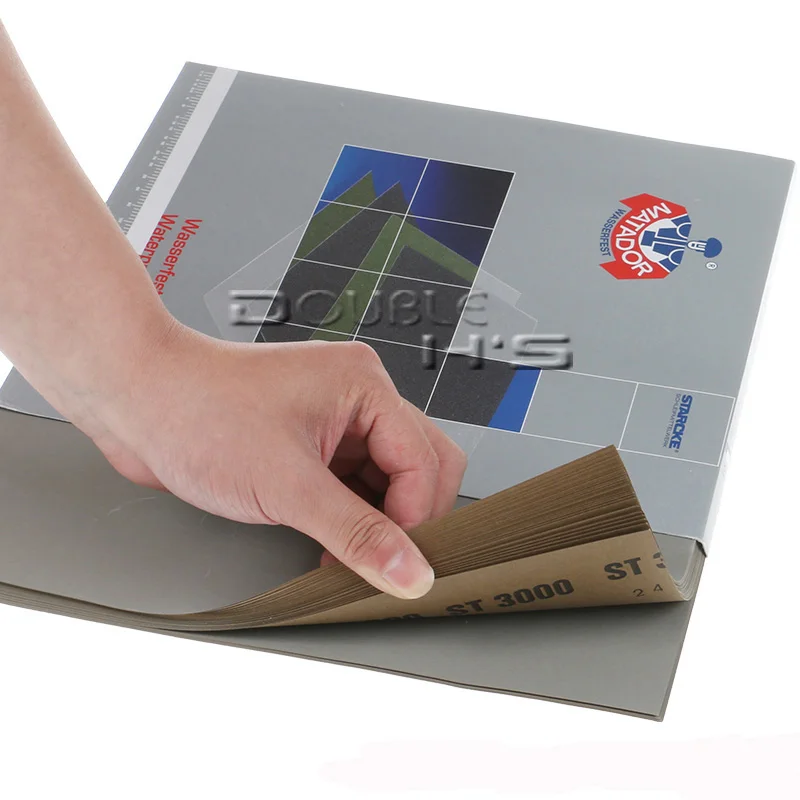 5 листов/лот наждачная бумага для влажных и сухих работ 3000 зернистость STARCKE абразивная водонепроницаемая бумага