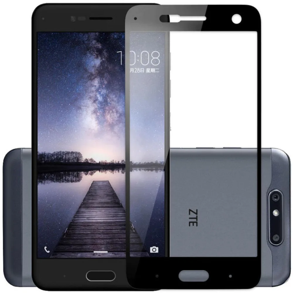 Защитное стекло с полным покрытием для ZTE Blade V8 закаленное blade v8 bv0800 v0800