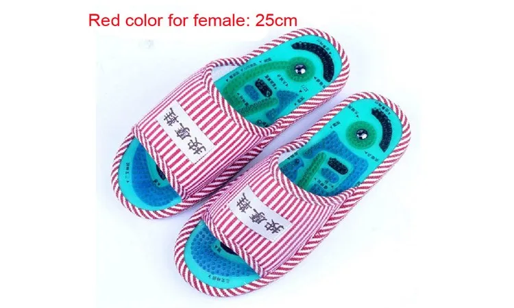 Для мужчин летом ноги Acupoint массаж хлопок Обувь леди стопы Здоровье и гигиена