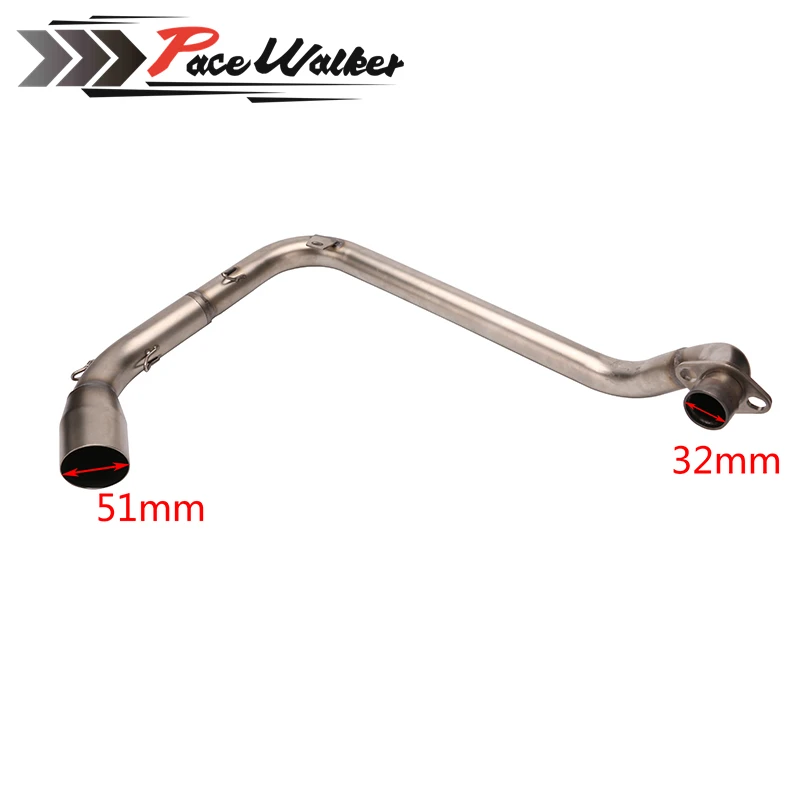 Титан мотоцикл хвост выхлопных газов Системы вентиляционные трубы нержавеющей