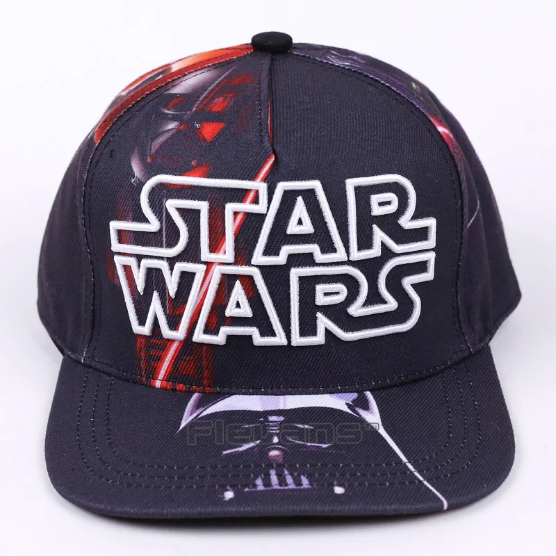 Черный Мужской хлопок Бейсбол Кепки Звездные войны Дарт Вейдер Snapback Кепки модные хип-хоп Кепки s Шапки для для мужчин и Для женщин - Цвет: Черный