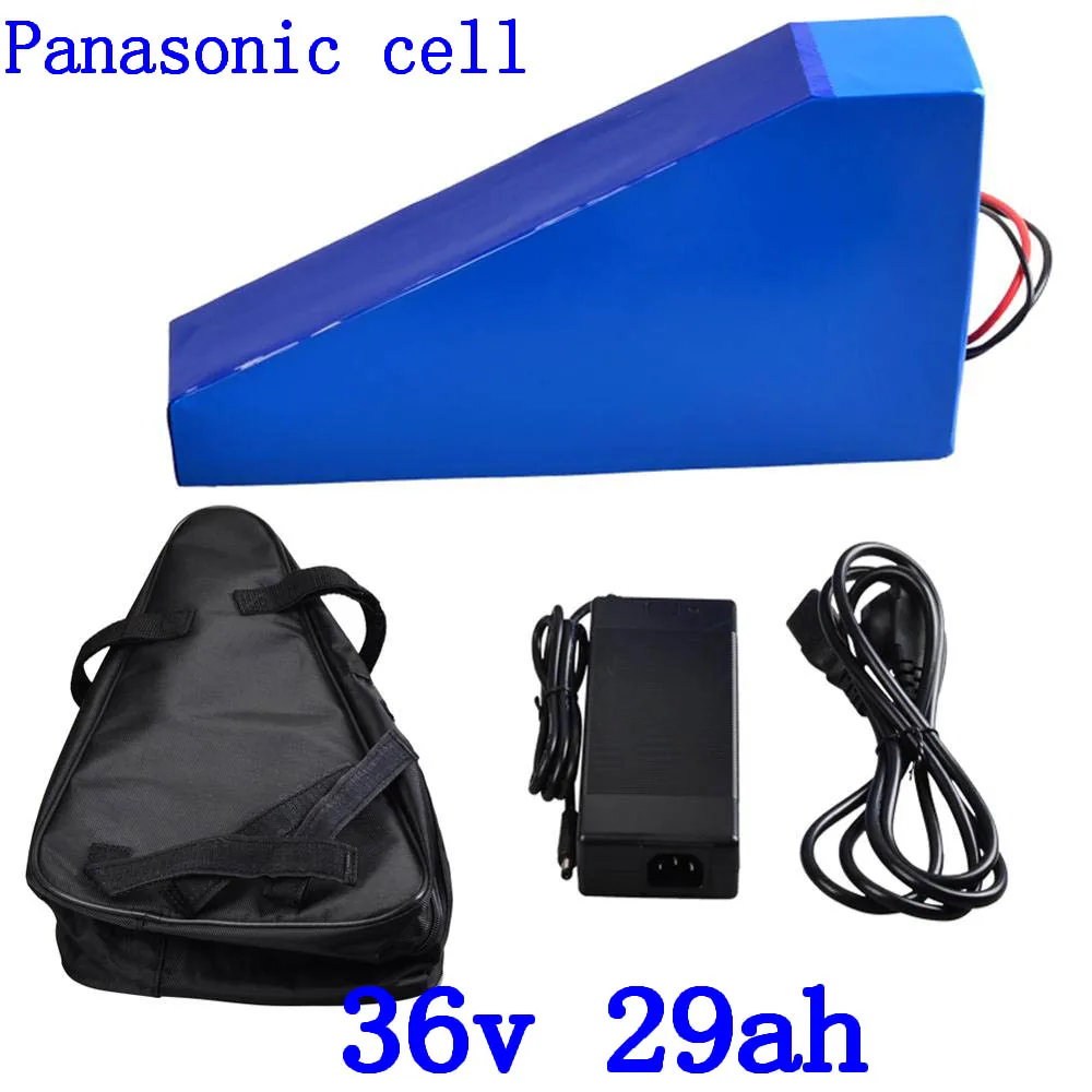 Литий-ионный аккумулятор panasonic 36 в 30 Ач 29 для электродвигателя 500 Вт 1000 + сумка
