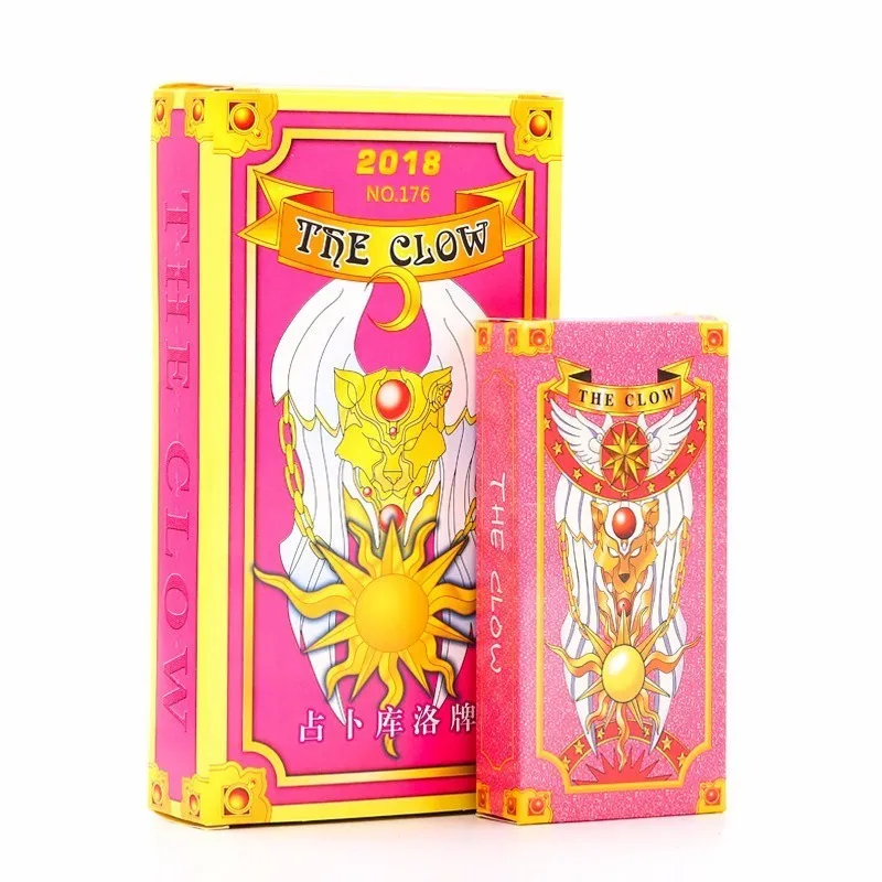 Аниме Cardcaptor Sakura Клоу карты Captor с Сакурой Таро Розовый и красный цвет КИНОМОТО