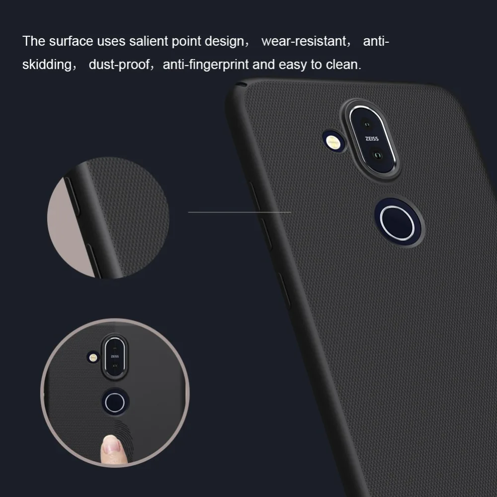 Для Nokia Lumia 8,1 чехол NILLKIN суперматовый чехол матовый Жесткий Чехол для Nokia X7