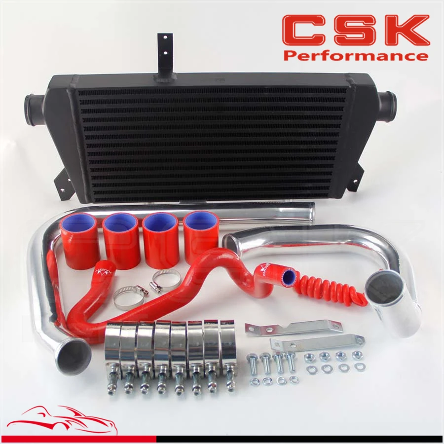 Обновленный интеркуллер FMIC Kit для 96 01 VW Passat Audi A4 B5 1 8 T черный/синий/красный|fmic